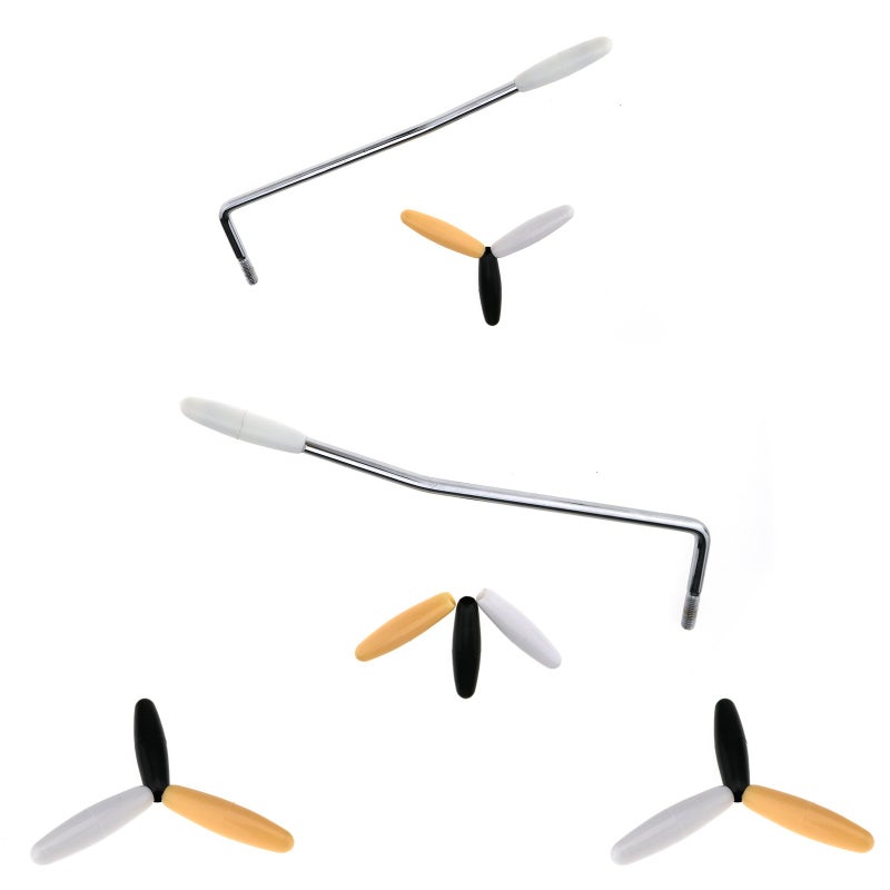 Micro Trader 0.2 Inch Thread Tremolo Arm Whammy Bar for MIM Strat Stratocaster Electric Guitar Chrome - Image 3